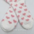 Super soft cosy socks whit pink heart